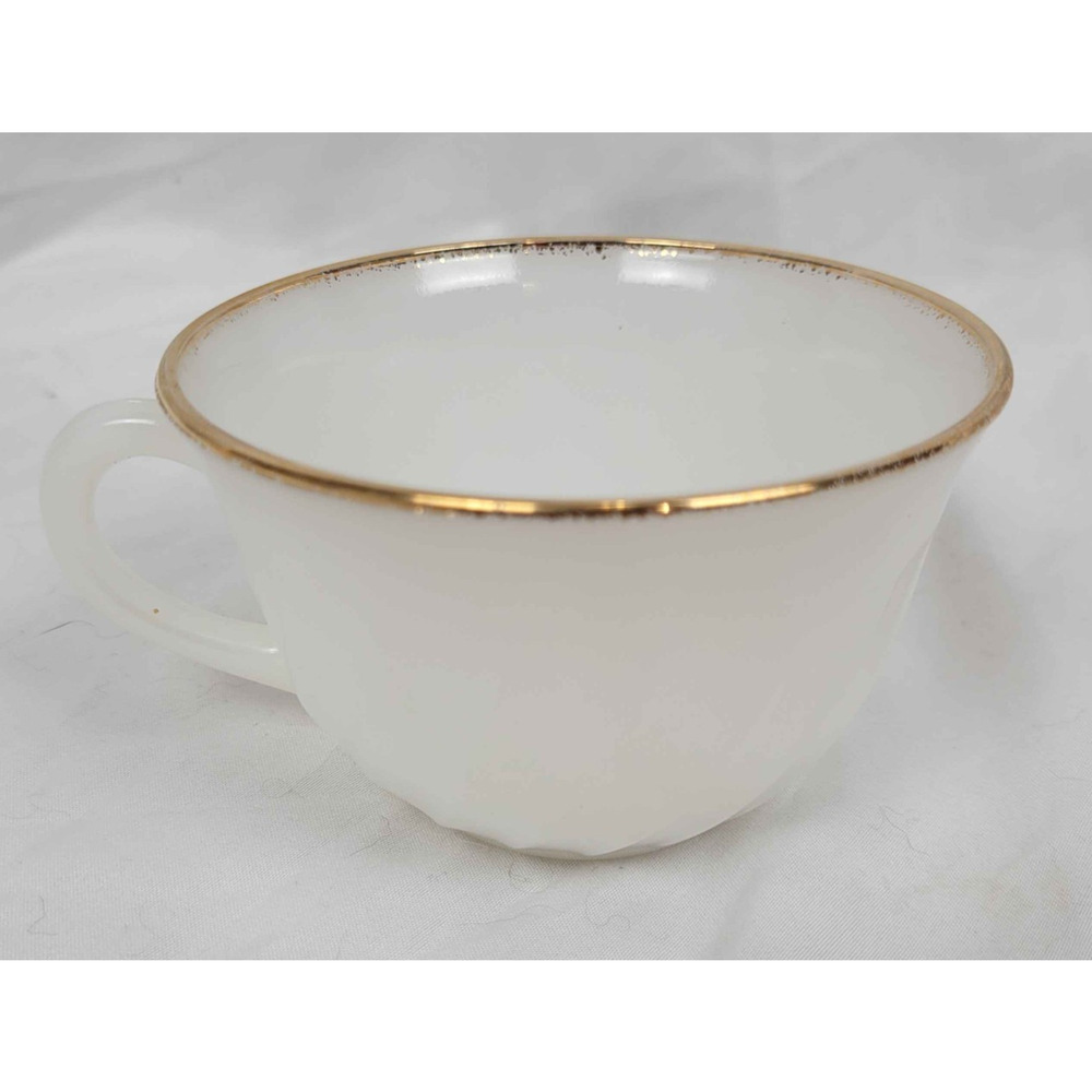 Vintage Oven Fire-King Ware White Porcelain Cup